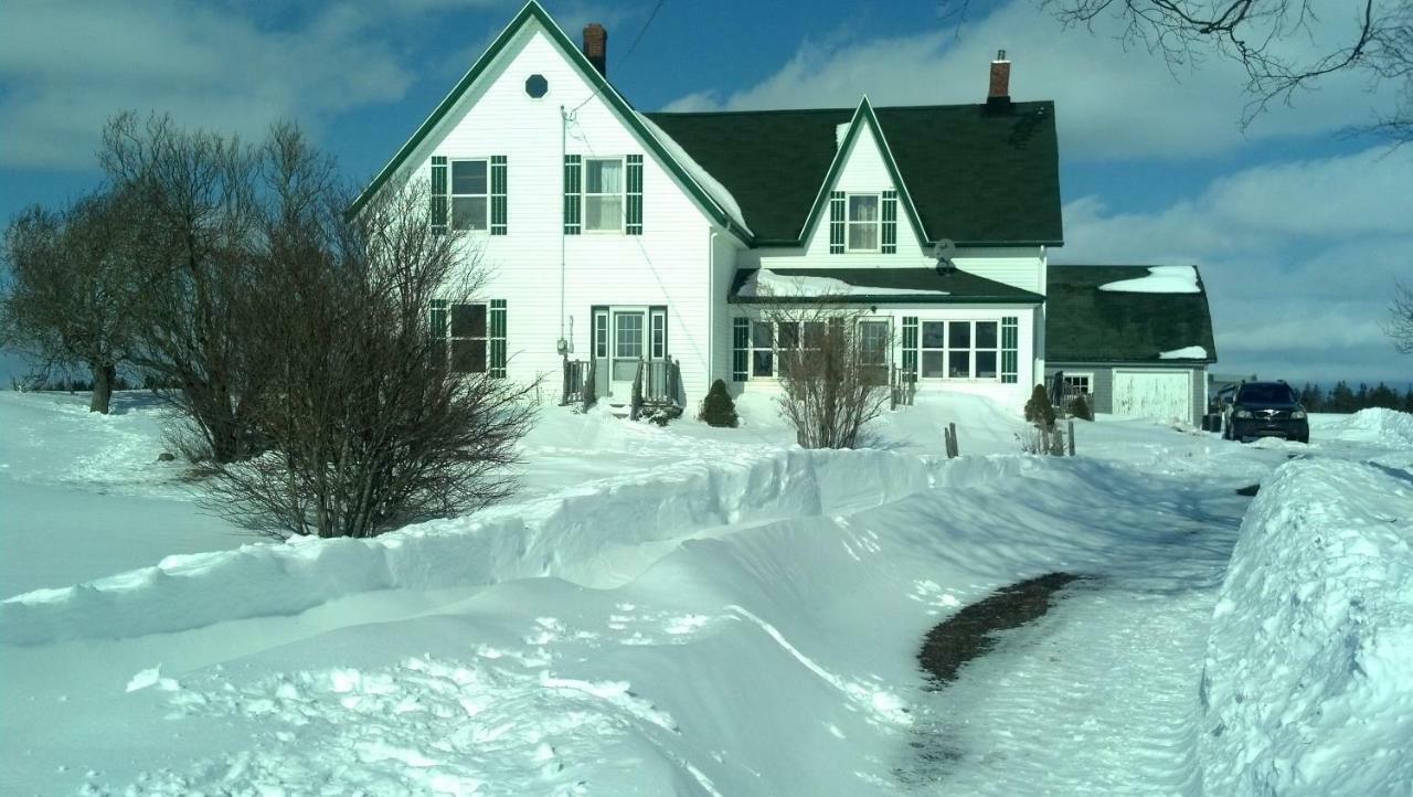 Lovely Green Gable Home Miscouche Eksteriør billede